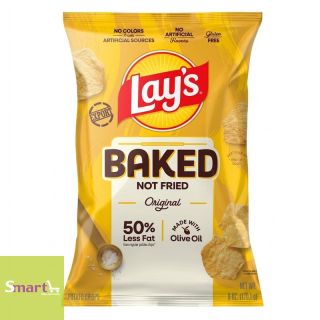 Lays 樂事薯片 低脂原味焗薯片184.2g