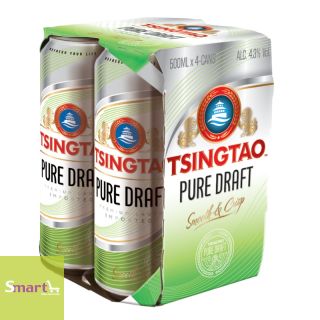 青島純生啤酒 4x500ml (4罐裝)