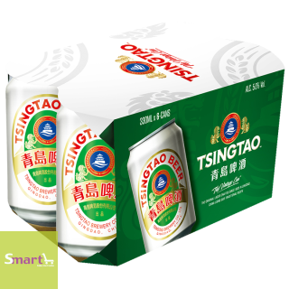 青島啤酒 6x330ml (6罐裝)