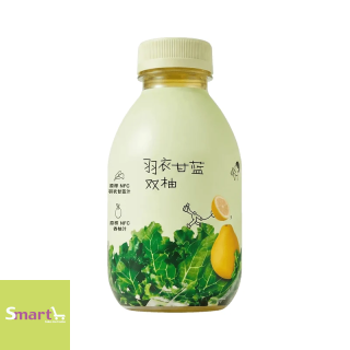 喜茶 羽衣甘藍雙柚植物果蔬汁飲品 350ml(樽裝)