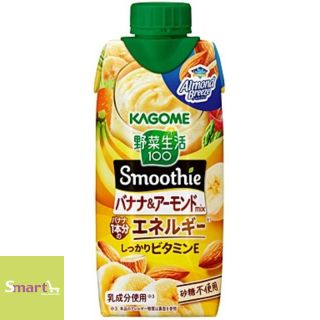 Kagome野菜生活Smoothie杏仁香蕉汁330ml(紙盒裝)
