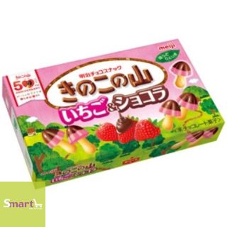 明治草莓蘑菇朱古力64g(盒裝)