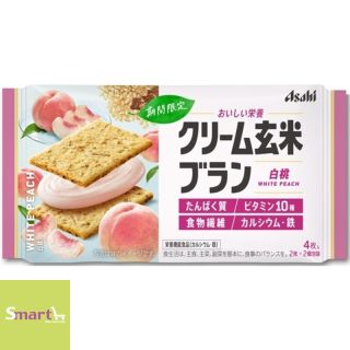 朝日白桃忌廉夾心玄米燕麥餅72g(袋裝)